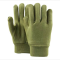 铂牛 军绿保暖绒布手套 均码 双