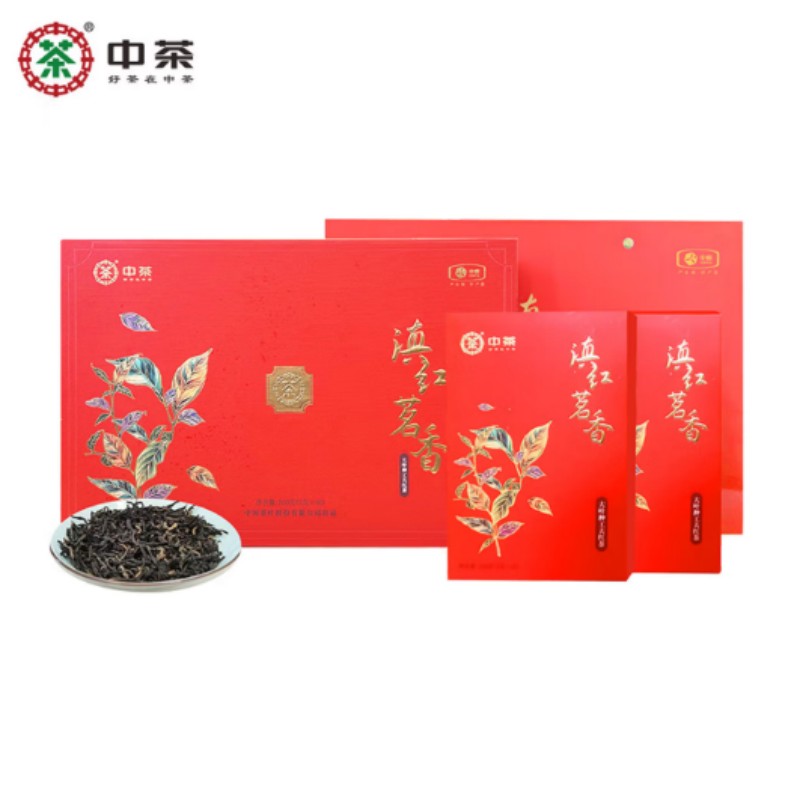 中茶滇红茗香大叶种工夫红茶礼盒 200g(5g*40包)高清大图
