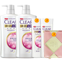 清扬去屑洗发水露乳750mlx2去屑止痒控油正品家庭装洗头膏多效水润养护型