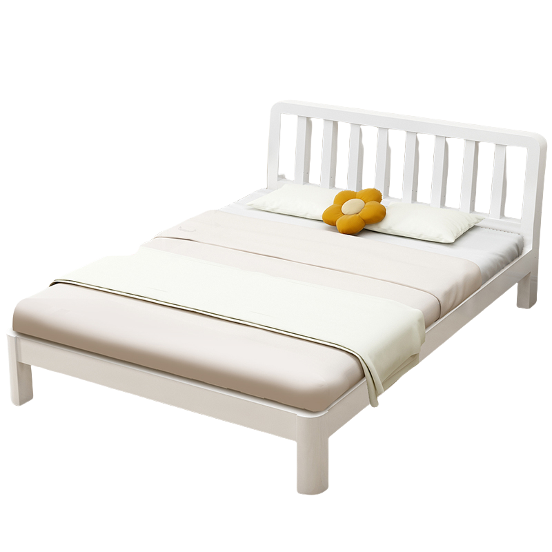 蕃蒂铁艺床+床垫套高清大图