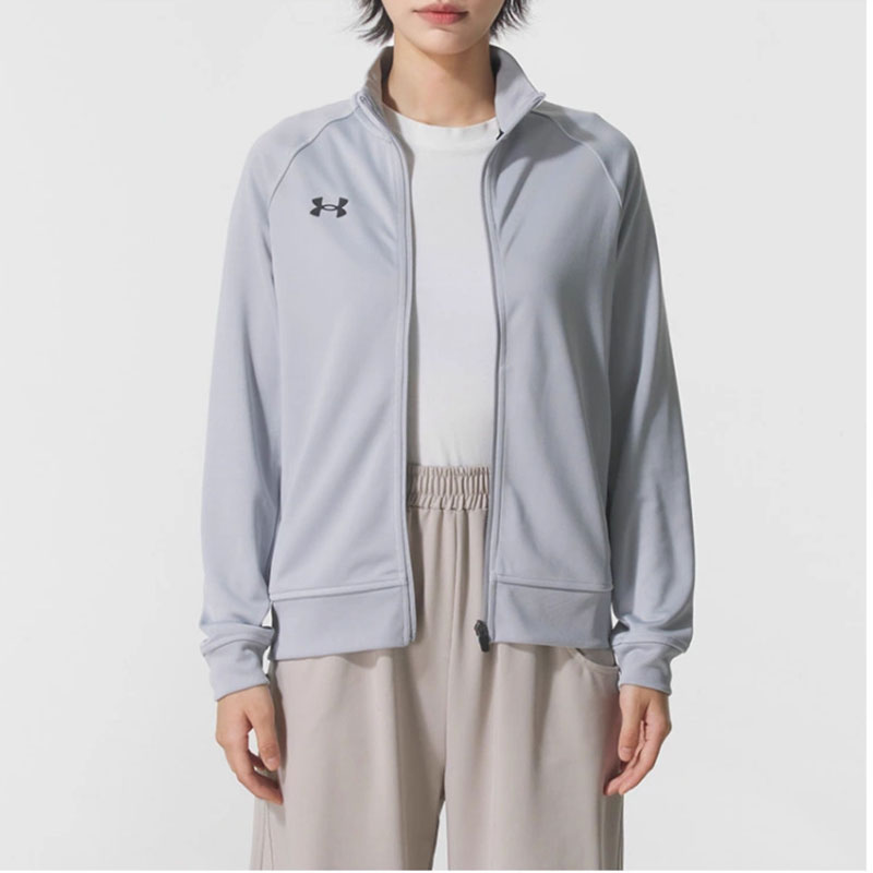 安德玛(Under Armour)女装新款运动跑步训练健身舒适休闲立领夹克21500438-001 ZP高清大图
