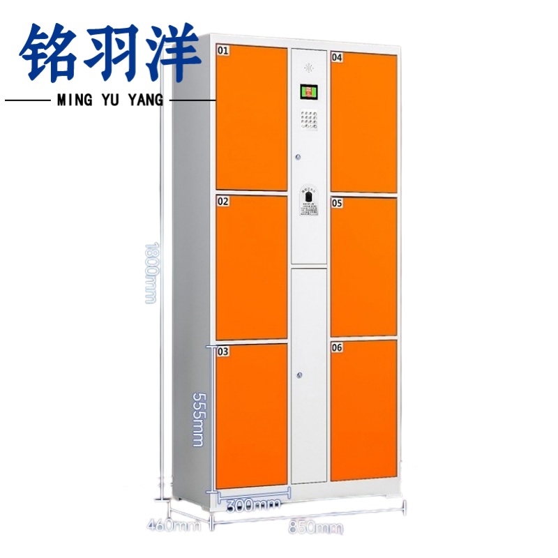 铭羽洋 存包柜6门指纹台