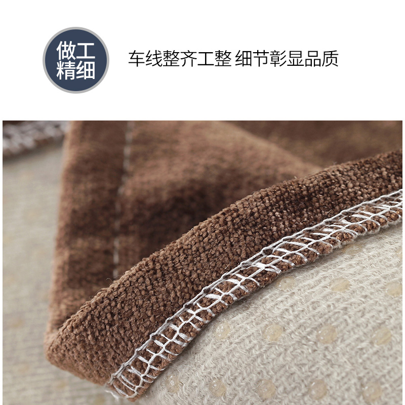美帮汇床头柜盖布盖巾欧式电视柜防尘罩小桌布鞋柜定做茶几布雪尼尔色高清大图