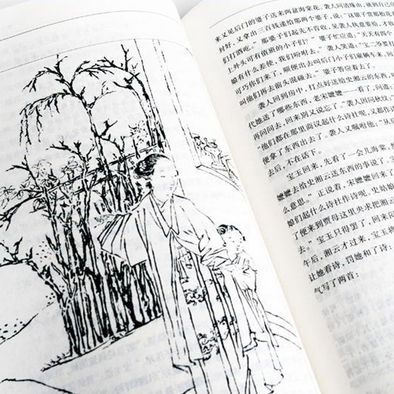 红楼梦[120回 白话文版] [正版]红楼梦白话文版120回完整无删减版曹雪芹著高中生高一年级初中版小学生青少年版五年级