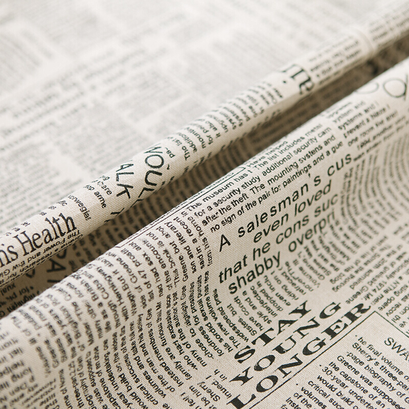 优百思英伦报纸复古桌布田园小清新布艺拍照背景布茶几垫餐桌布台布