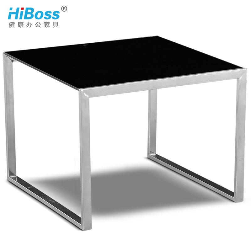 HiBoss方茶几金属架办公角几沙发边几