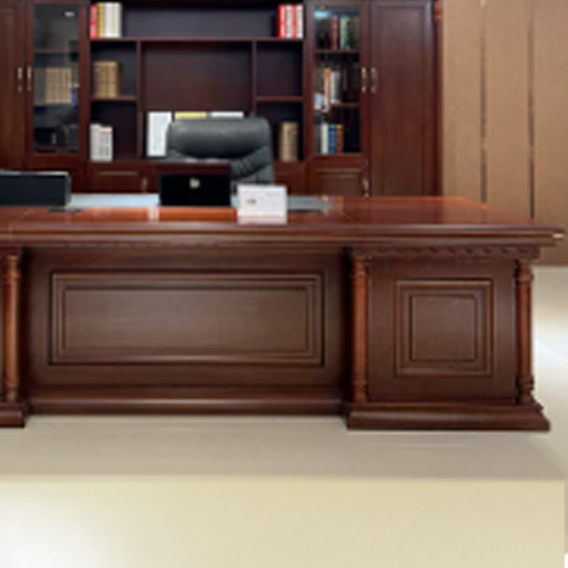 大央班台/办公桌B-3F241 2400W*1100D*780H办公桌员工位单人办公桌组合简约现代办公室老板桌子高清大图