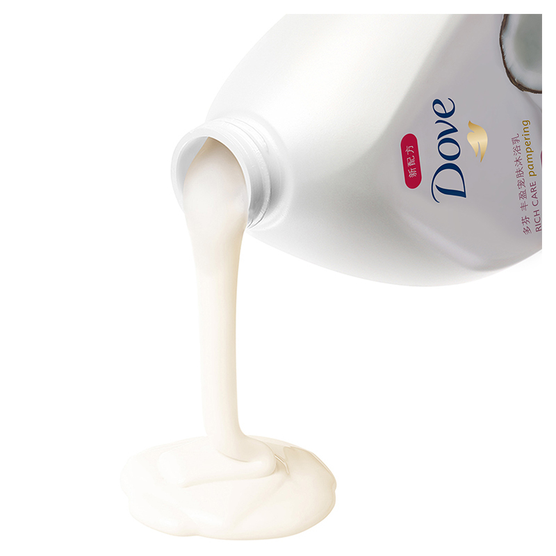 多芬(Dove)沐浴露 丰盈宠肤沐浴乳 椰乳和蔓茉莉730g[联合利华]