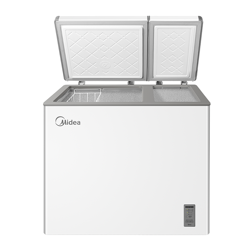 美的冷柜bcd209dkemxce极地白