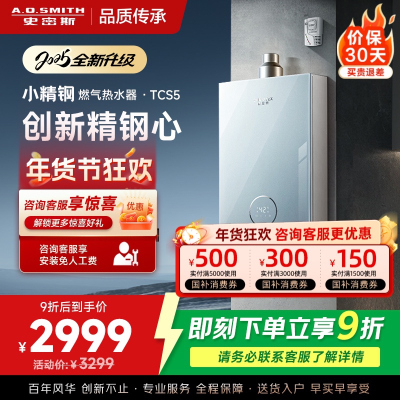 史密斯佳尼特燃气热水器JSQ31-TCS5