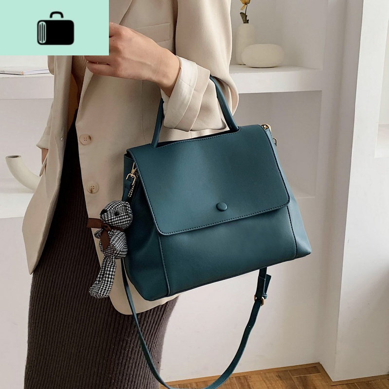 网红女士包包2020流行新款潮韩版百搭斜挎包单肩包简约时尚手提包NEWLAKE高清大图