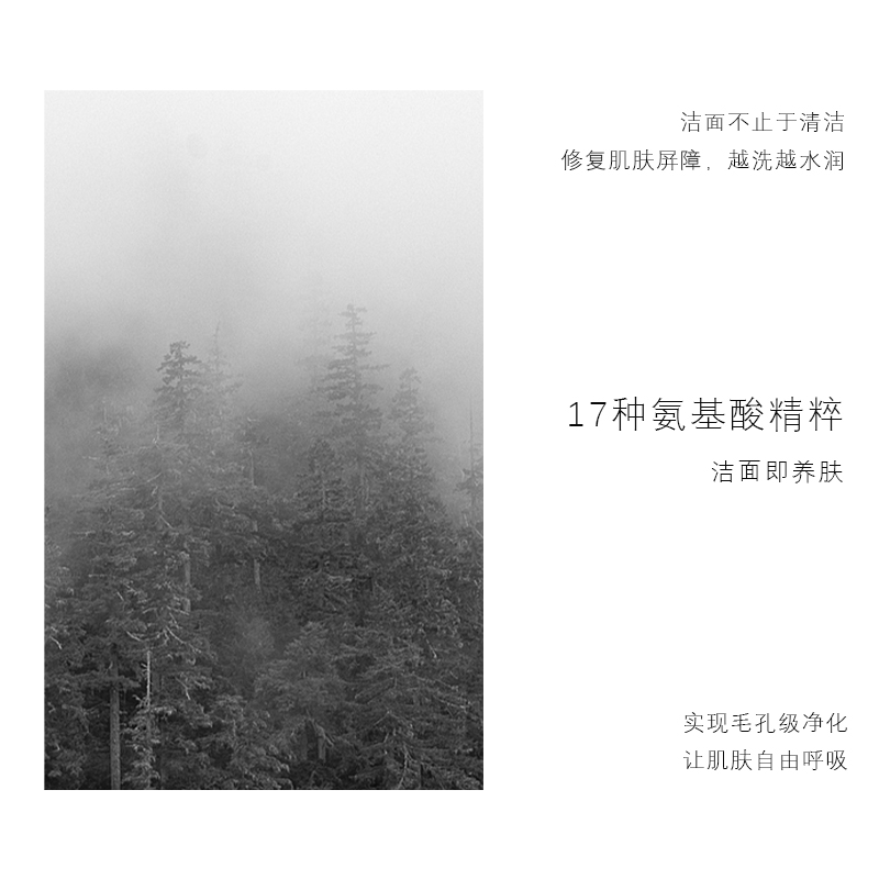 SHENGSIYAN圣妍思初绽山茶氨基酸洁面乳清洁泡沫绵密控油舒缓高清大图