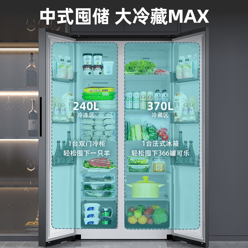 荣事达(royalstar)冰箱r610fsp报价_参数_图片_视频_怎么样_问答-苏宁