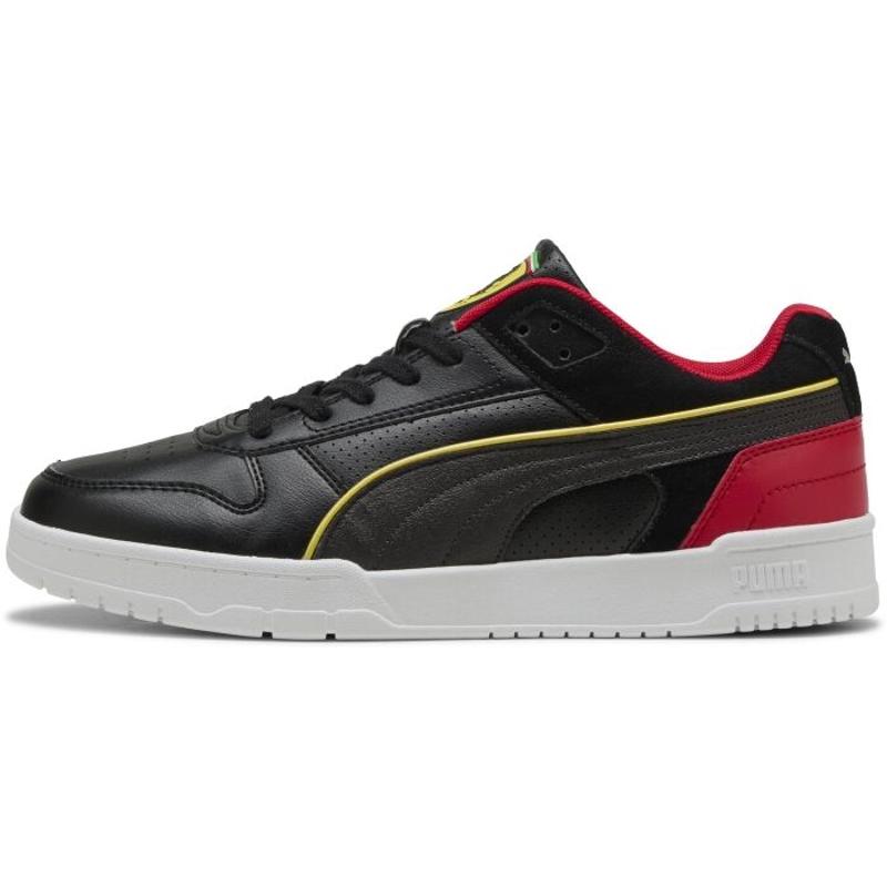 彪马(Puma)舒适休闲运动鞋男复古潮流百搭配色多功能训练鞋 black_(black_/_red_/_white) 43