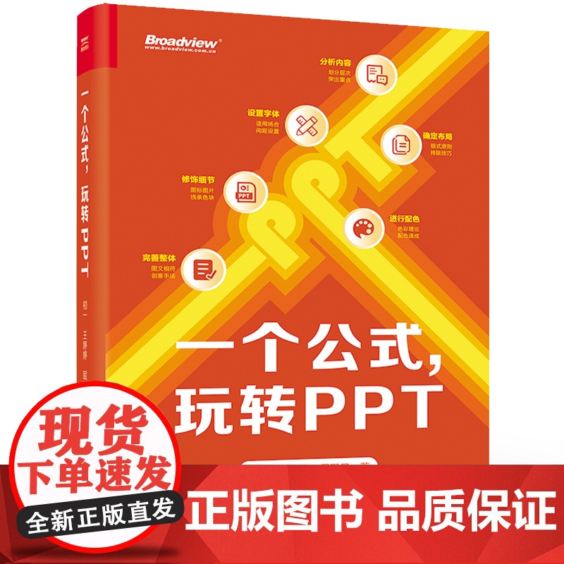 店 一个公式 玩转PPT 做好PPT是有套路的 一个公式就能搞定 PPT排版知识 PPT排版要素介绍 AI工具应用书高清大图