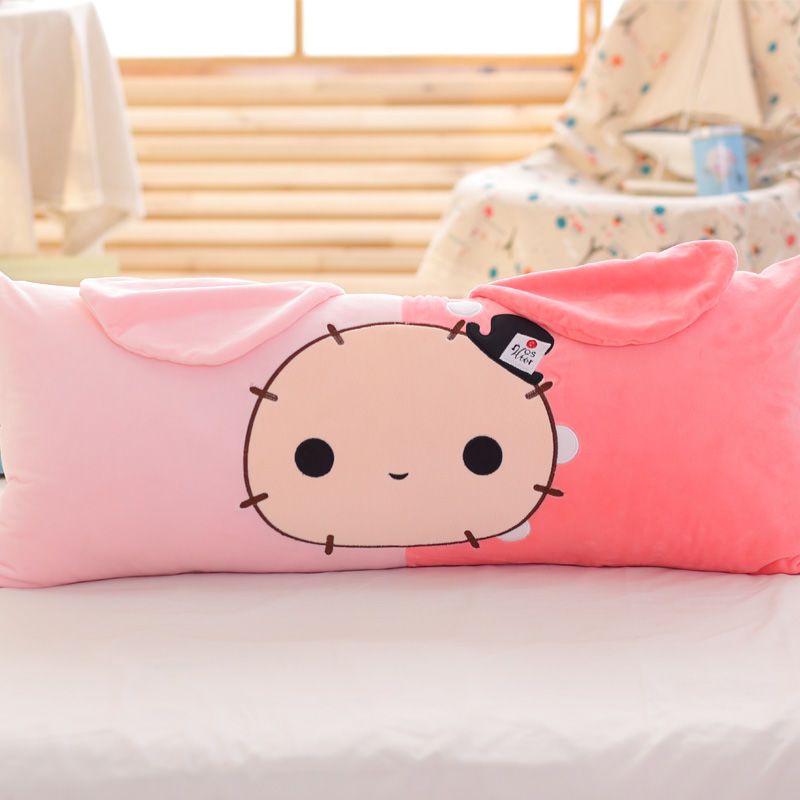 sleepybear可爱床上靠枕床头靠垫长条抱枕单双人长枕头情侣沙发靠背垫