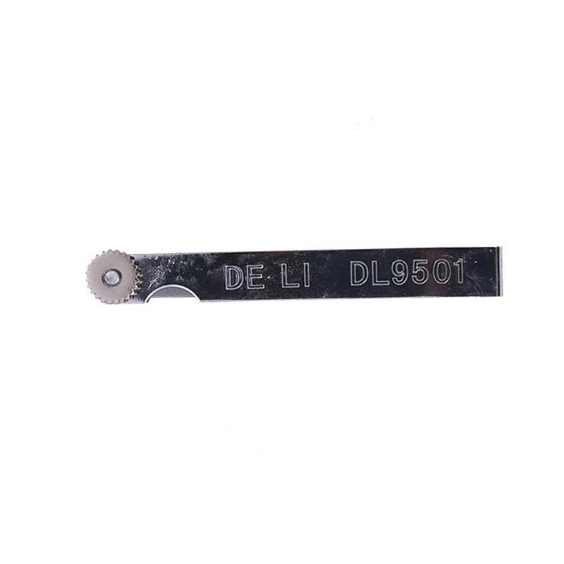 得力(deli) 塞尺_14件套(银)100Lx0.05-1.00mm
