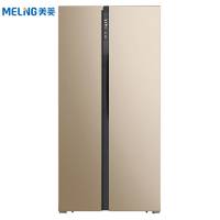 美菱(MELING)BCD-455WPCX 455升对开门冰箱 变频风冷 纤薄嵌入 低噪节能 家用电冰箱