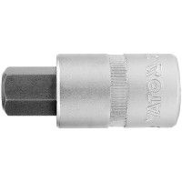 易尔拓 1/2''六角旋具套筒12.5MM系列旋具批头HEX5X50MM YT-04381*10·