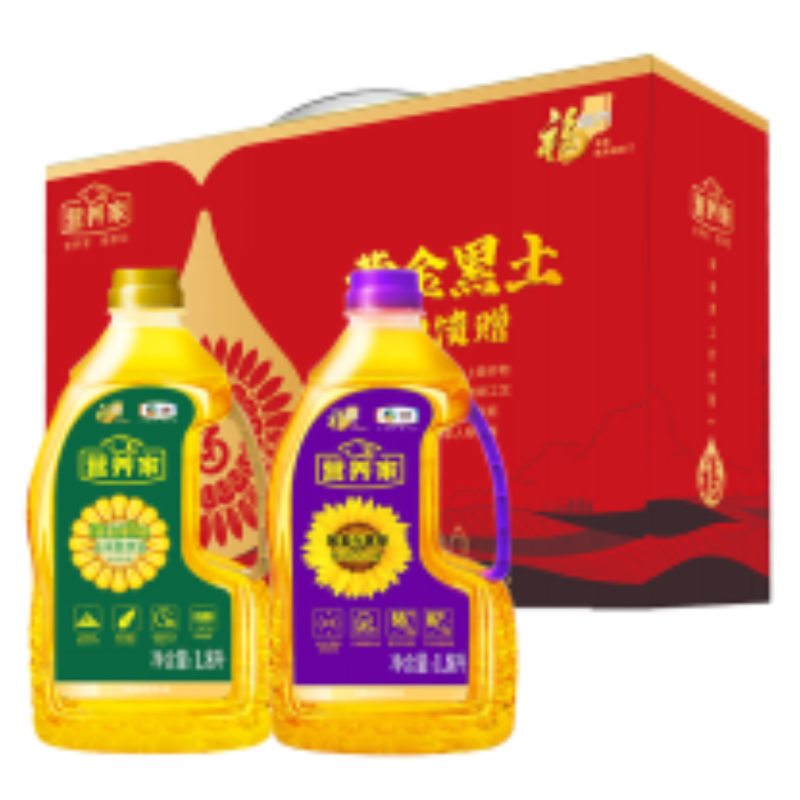 中粮福临门 营养家葵玉油礼盒1.8L 1个