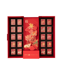 八马茶叶 新品五大特级茗茶牛年限定掌门茶拼装年货礼盒装80g