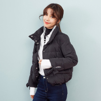 [2件1.5折价:59.9,分享商品可得券]美特斯邦威轻羽绒服女短款绑带保暖面包服潮商场款
