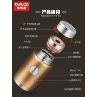 日本泰福高（TAFUCO）316不锈钢焖烧壶粥桶保温饭盒保温桶汤罐焖烧杯闷烧壶