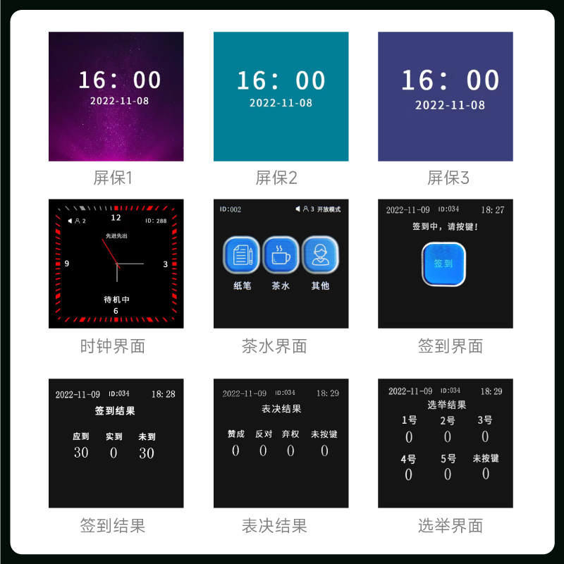 惠度(HuiDu)HD-8899专业有线手拉手会议麦克风阵列视频跟踪系统智能数字大型政企会议话筒方管款一拖二十高清大图