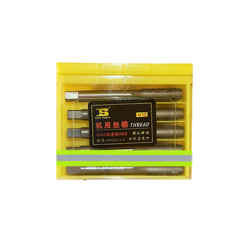 波斯(BOSI) 荧光系列机用丝锥 M12/5支 盒高清大图