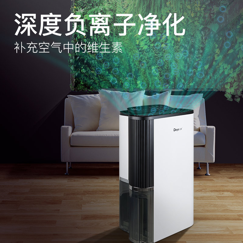 苏宁宜品推荐 德业(Deye)除湿机/抽湿机 除湿量22升/天 家用轻音地下室干衣除湿器DYD-T22A3