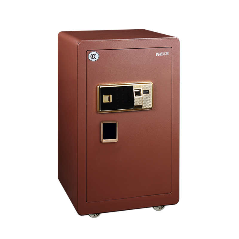 威尔信 L-700 指纹密码锁保险柜 H700*W440*D410mm (单位:件)咖啡金