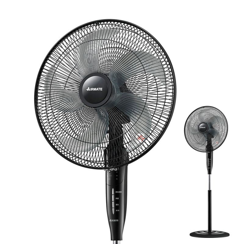 艾美特(airmate)落地扇fs4067r-5五叶16吋家用遥控电风扇大风量摇头