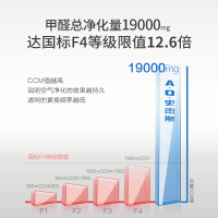 A.O.史密斯甲醛净化器 KJ800F-C15-PF+ 甲醛数显 PM2.5数显 除甲醛 家用 除细菌 除雾 大空间