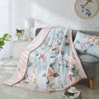 伊伊爱 ZB2000180 全棉印花夏季被子双人空调被 200*230cm随机色(单位:条)