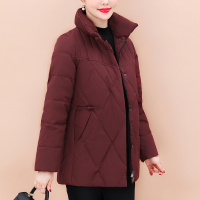 yaloo/雅鹿中老年女冬装婚礼羽绒服中年妈妈装宽松大码喜庆外套BS
