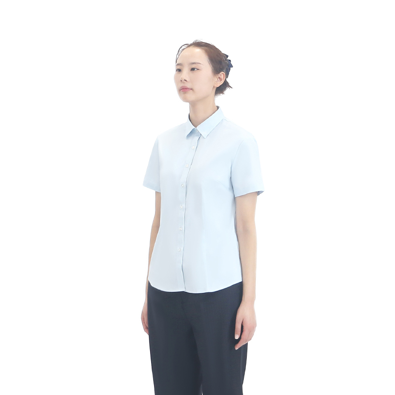 燕舞BD2FX723205R1F调控运行女短袖衬衫150-175(计价单位:件)浅蓝色