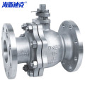 海斯迪克 304不锈钢球阀 Q41F-16P国标法兰丝扣球阀 DN25*PN16 HKT-416