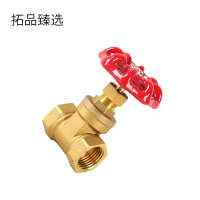 拓品臻选 铜闸阀 6分 个