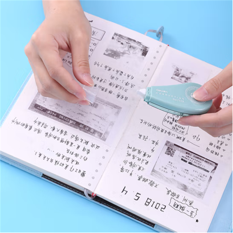 得力(deli)32m修正带涂改带改正带组合套装8109 4只/组 9组起售高清大图