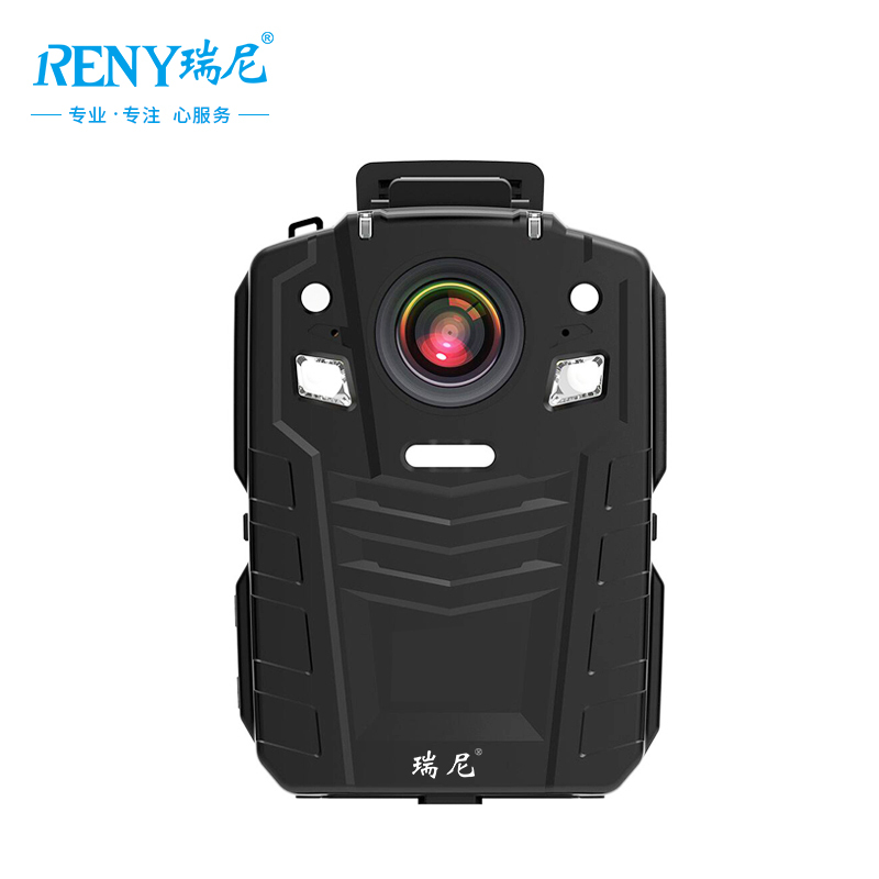 瑞尼RN-A9新款4G 防爆交警执法记录仪32G实时回传网络对讲机WIFI高清夜视2.0寸屏执勤执法仪4G 远程指挥黑色