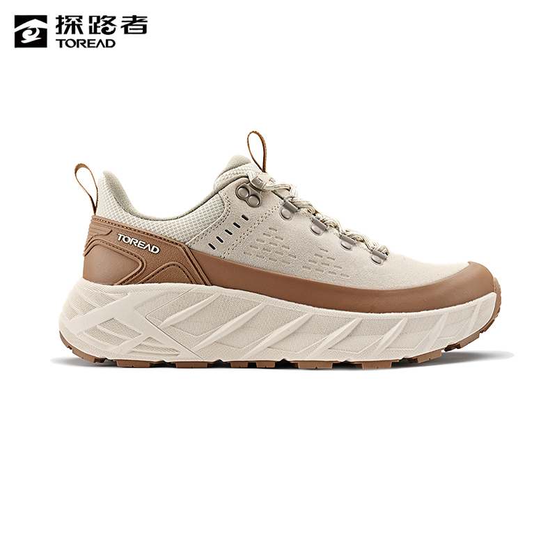 探路者 男式防水徒步鞋 TFAAAM91210/双高清大图