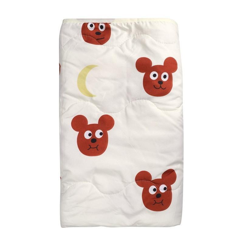 馨帮帮杂货铺卡通小熊毯子午休小被子沙发休闲毯毛毯盖被空调被月亮