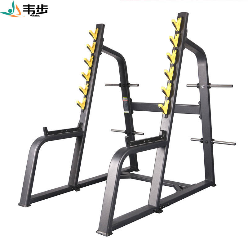 韦步EM1036商用杠铃举重深蹲架健身房卧推架综合力量训练器械高清大图