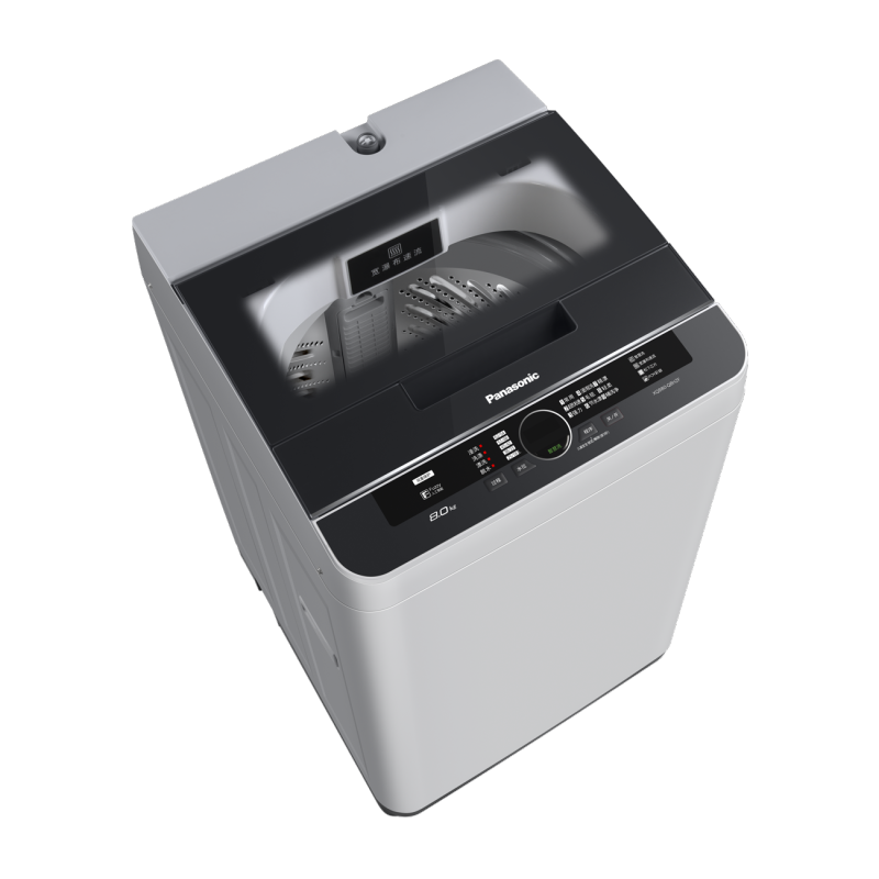 松下panasonicxqb80q8h2f全自动波轮洗衣机家用8kg