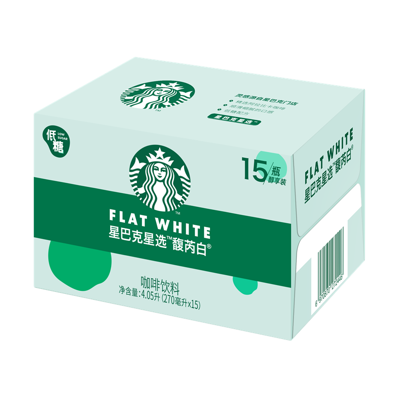星巴克 星选馥芮白270ml×15瓶装高清大图