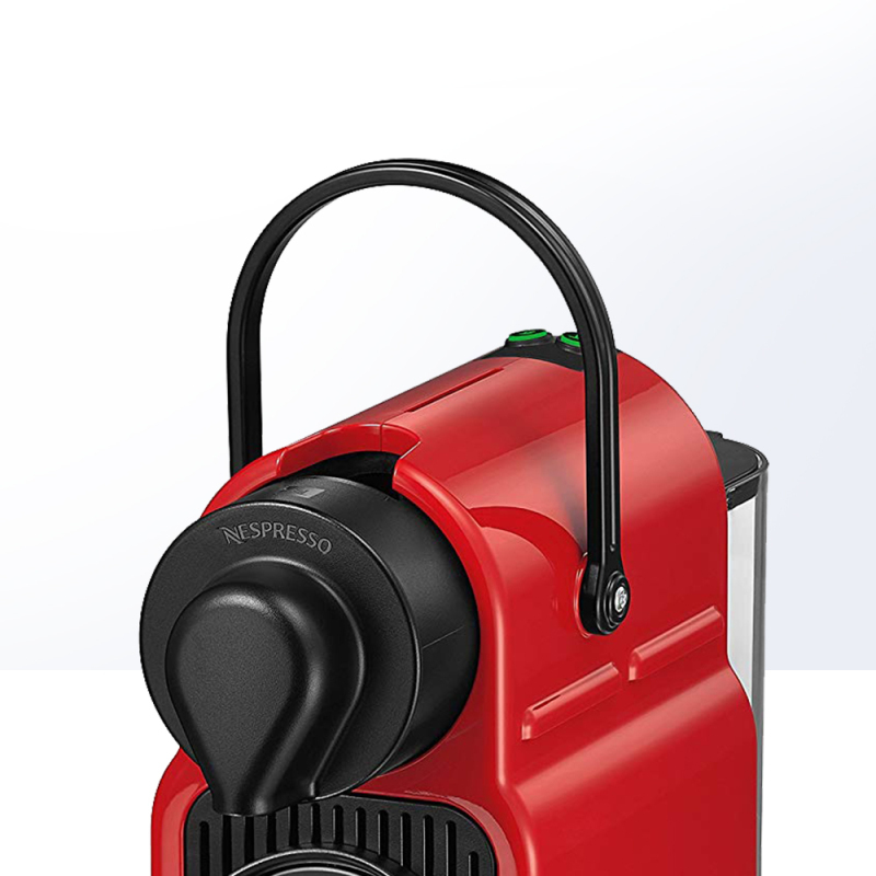 krups进口Nespresso Inissia系列泵压式全自动胶囊咖啡机 XN1005 红色