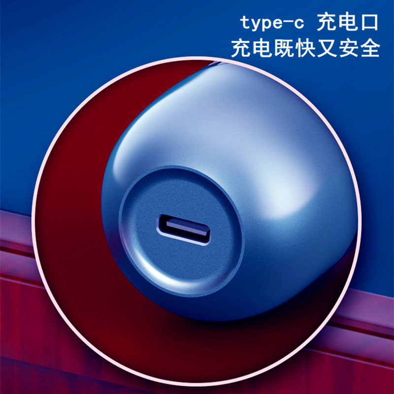 J28蓝牙耳机 双耳真无线耳机 蓝牙5.0触控三真数显type-c充电 通用苹果华为小米oppo vivo高清大图