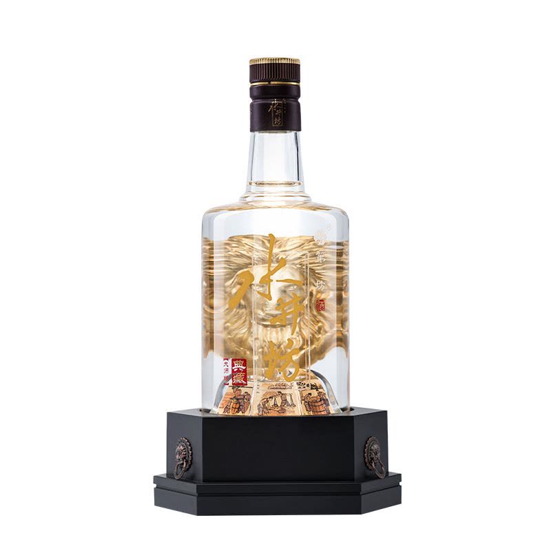 水井坊 第一坊 典蔵 白酒 500ml 53% swellfun 水井坊第一坊酒典藏大师版金狮装53%vol 浓香型白酒500ml 单