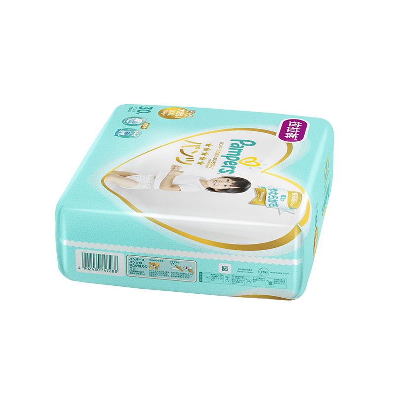 Pampers帮宝适一级帮拉拉裤加加大码XXL30片/包 裤型空气纸尿裤婴儿尿不湿