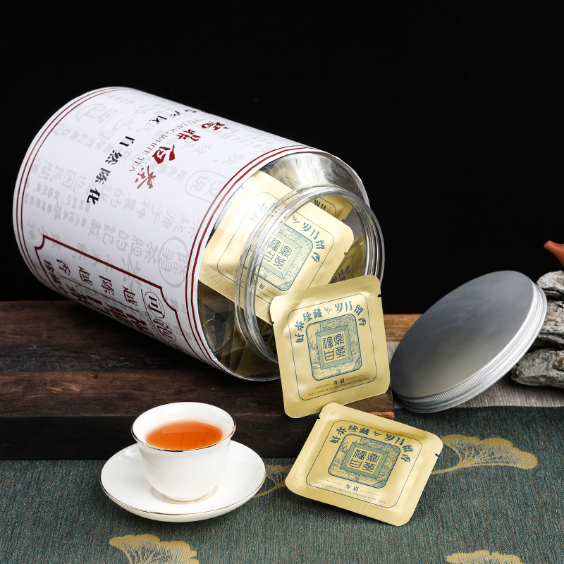 枣香10年珍藏福鼎白茶寿眉老白茶方片贡眉茶叶小方片礼盒装500g高清大图